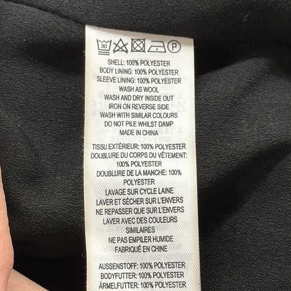 French Connection NWT Alara Molten Metallic Suit Jacket Blazer - Picture 8 of 10